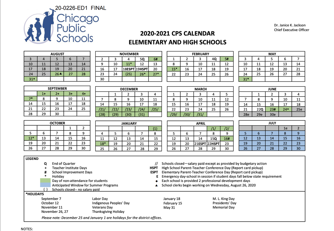 School Calendar Principal Neely
